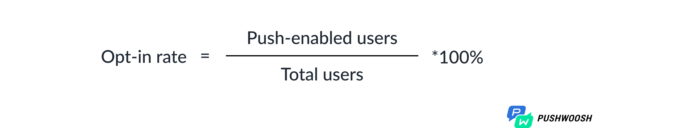 Opt-in rate formula
